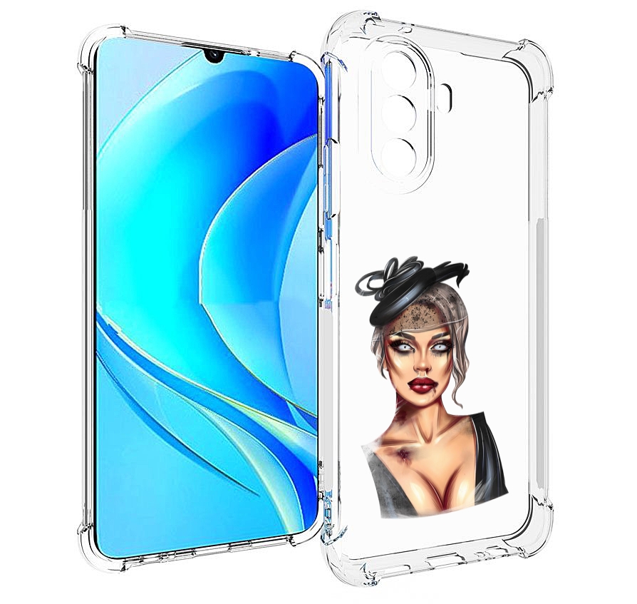 

Чехол MyPads девушка-с-линзами для Huawei Nova Y70 / Nova Y70 Plus (MGA-LX9N), Прозрачный, Tocco