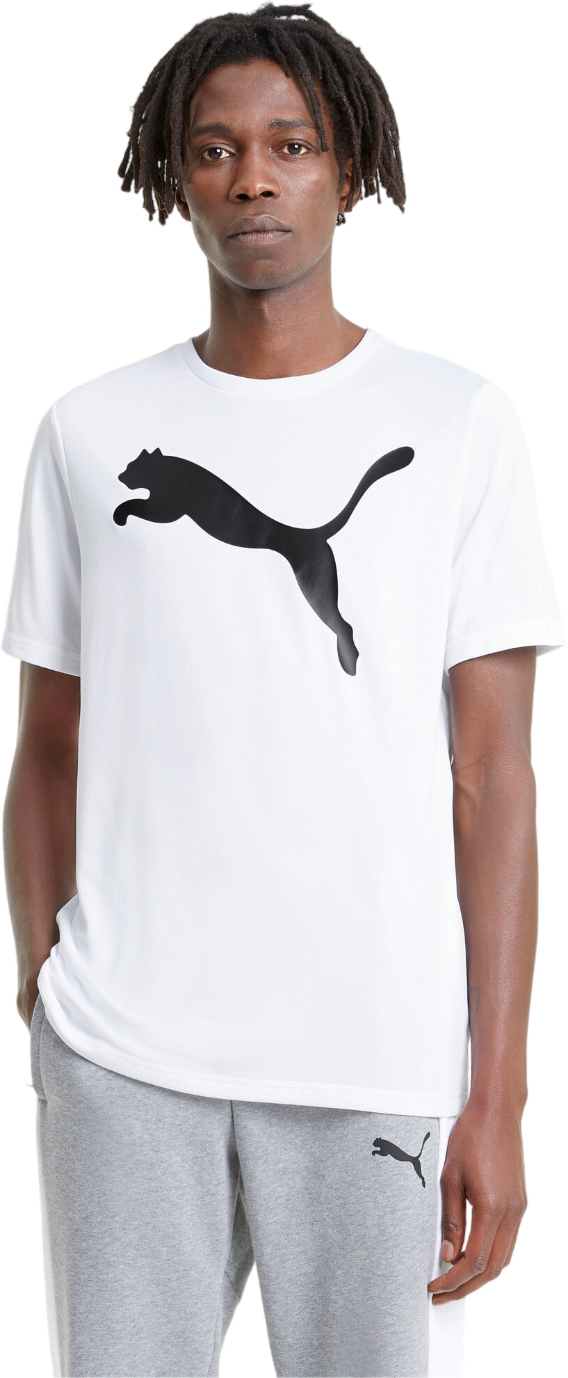 

Футболка мужская PUMA ACTIVE Big Logo Tee белая M, Белый, ACTIVE Big Logo Tee