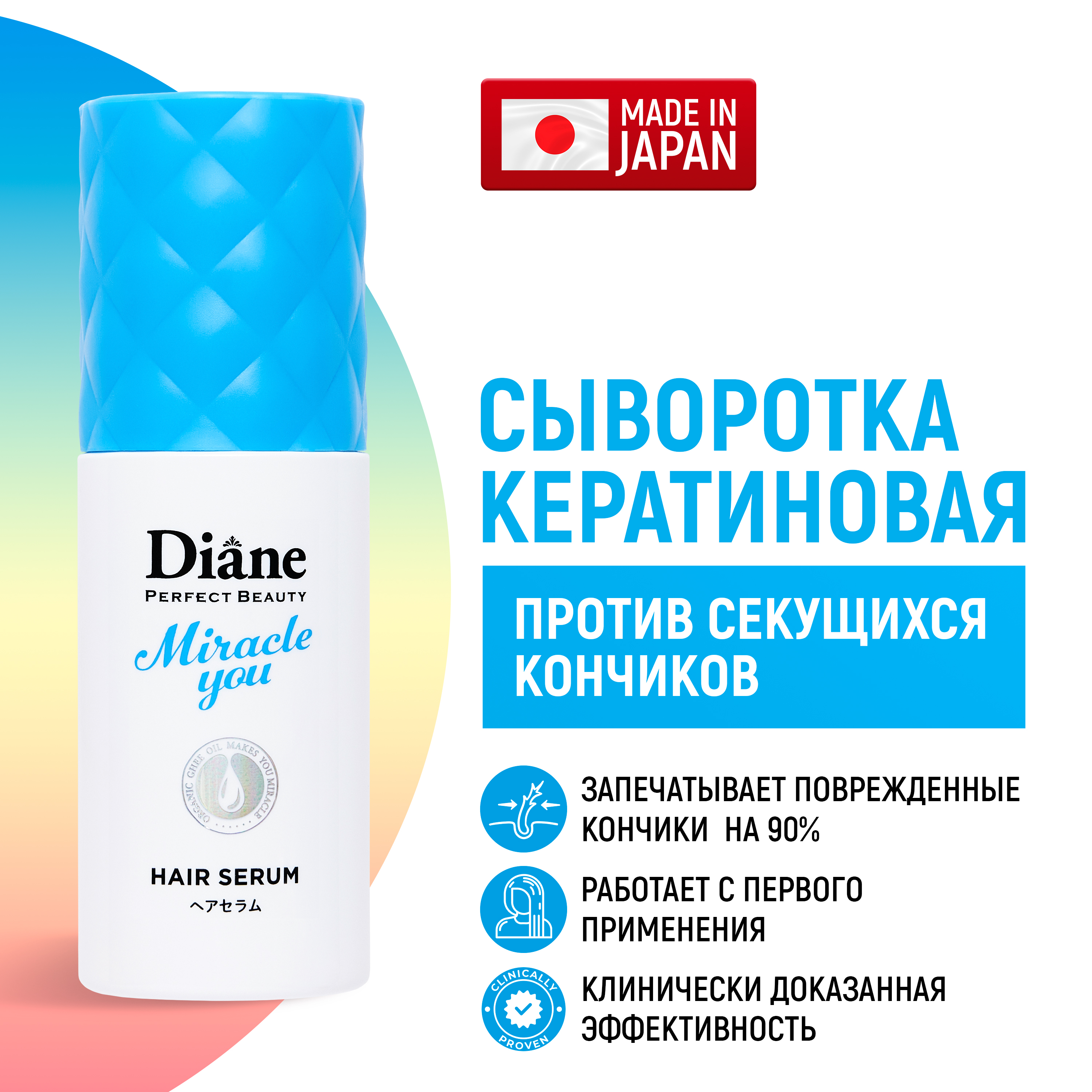 Несмываемая сыворотка Moist Diane Perfect Beauty Miracle You для секущихся кончиков