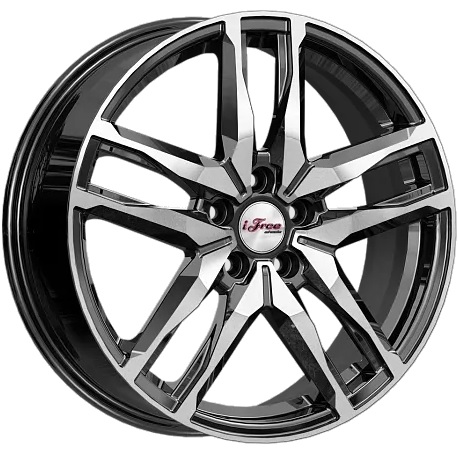 

Колесный диск iFree Бомбей (КС1075) (Блэк Джек) 6.5xR18 ET42 5*114.3 D67.1, Бомбей
