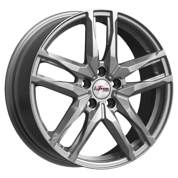 

Колесный диск iFree Бомбей (КС1075) (Блэк Джек) 6.5xR18 ET43 5*108 D65.1, Бомбей