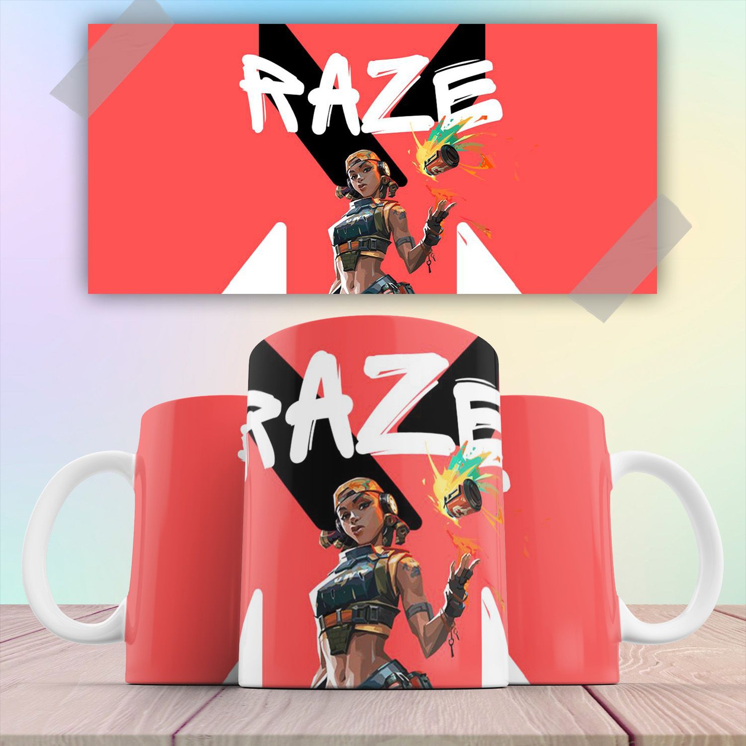 

Кружка игра Valorant Raze 330 мл