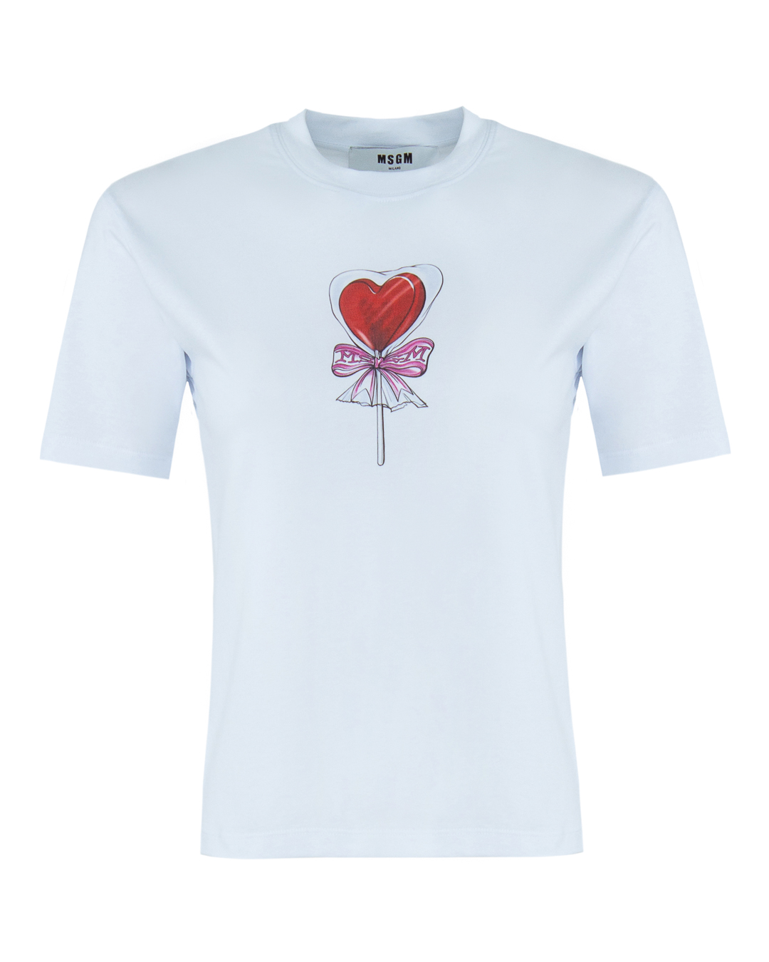 

Футболка женская MSGM 3241MDM180 белая S, 3241MDM180