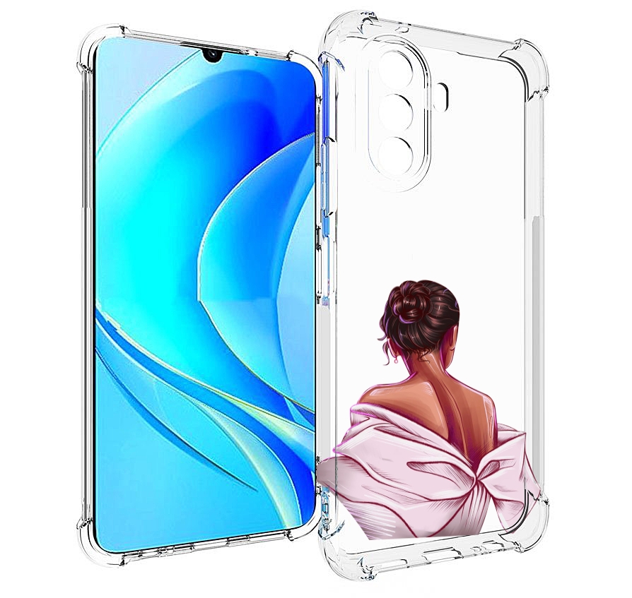 

Чехол MyPads девушка-со-спины женский для Huawei Nova Y70 / Nova Y70 Plus (MGA-LX9N), Прозрачный, Tocco