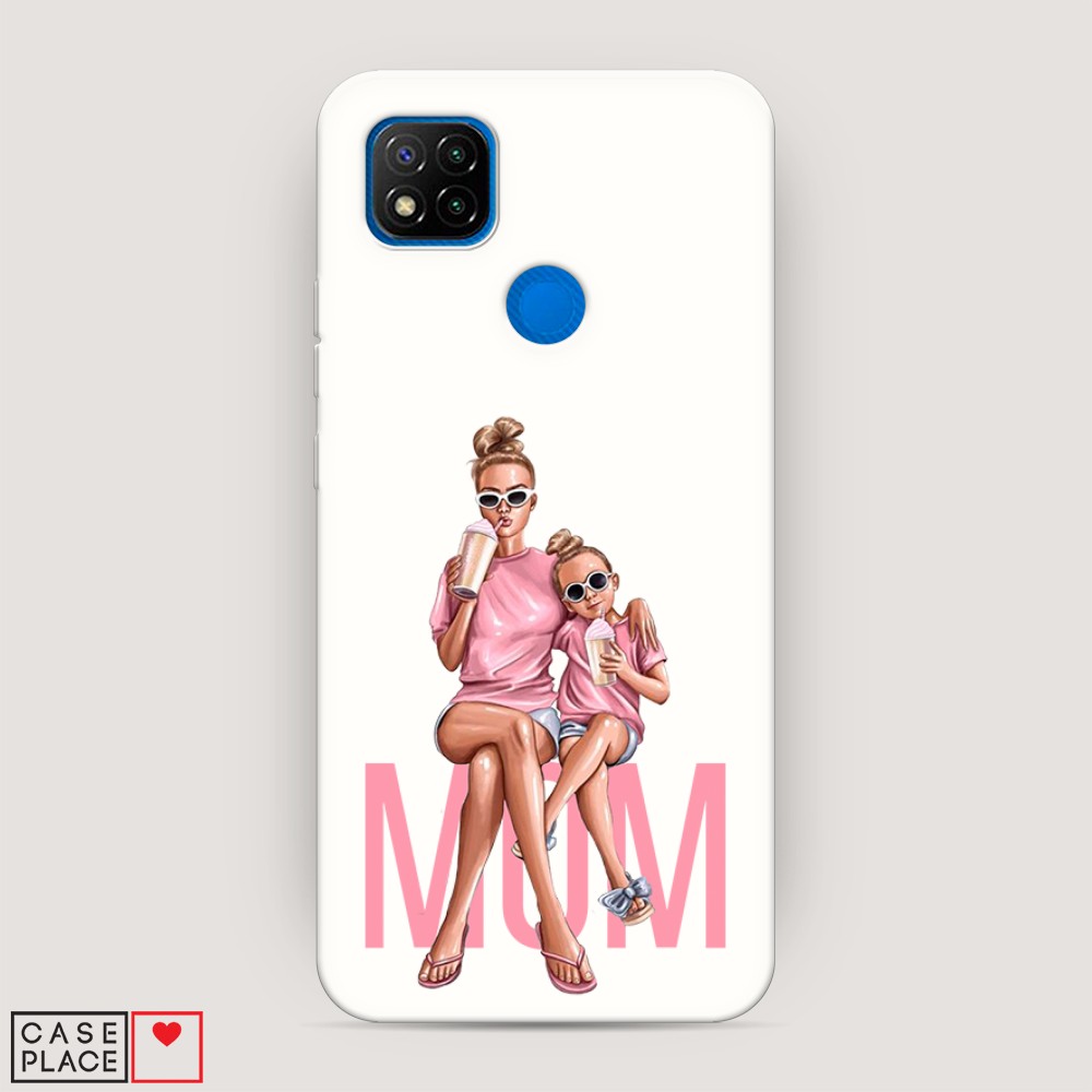 

Матовый силиконовый чехол "Lovely mom" на Xiaomi Redmi 9C, 39057-1