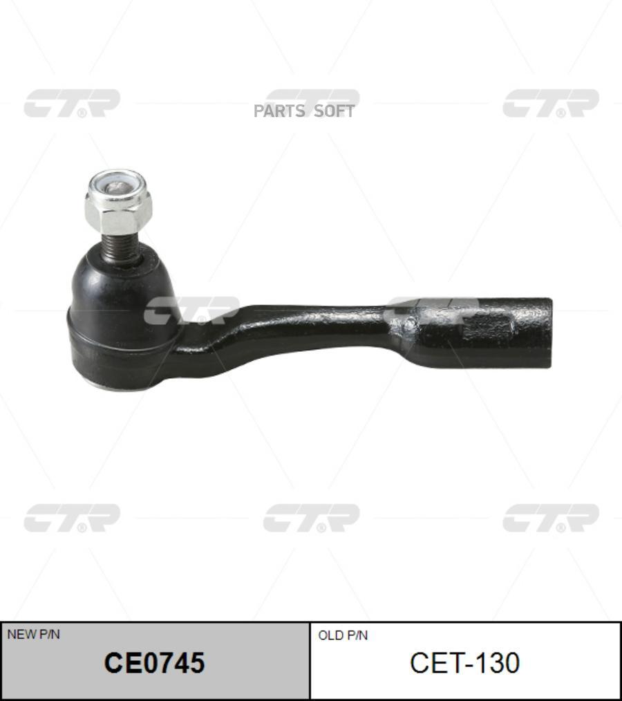 

Наконечник рулевой тяги Toyota Sequoia/Tundra 99>07 CTR CE0745