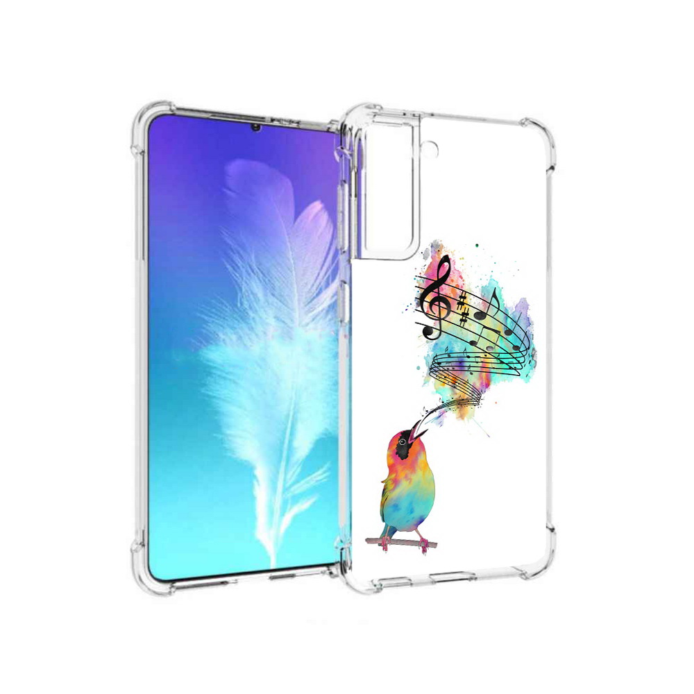 

Чехол MyPads Tocco для Samsung Galaxy S21 певчая птичка (PT157088.510.536), Прозрачный, Tocco