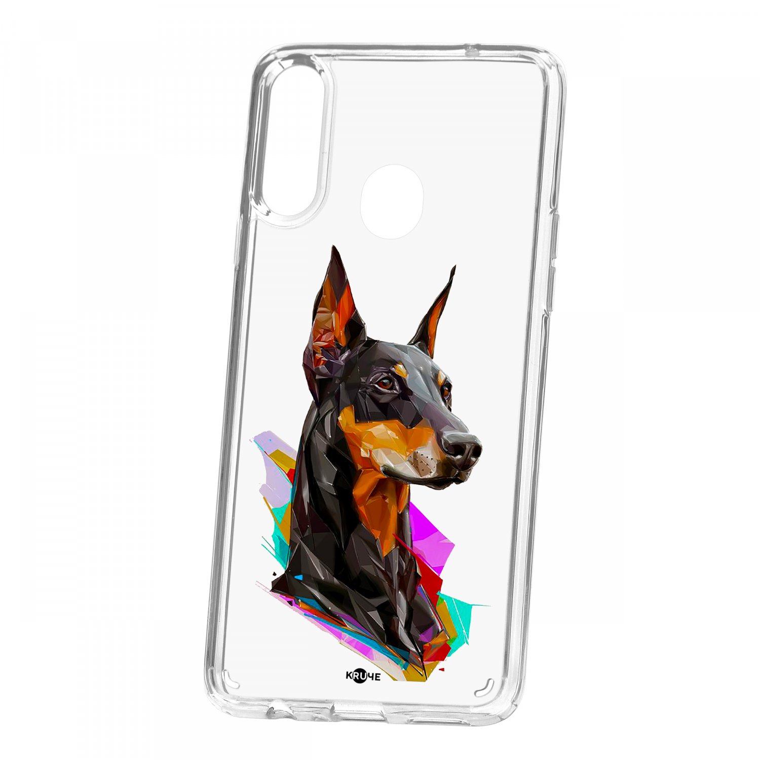 фото Чехол samsung galaxy a20s kruche print доберман кruче