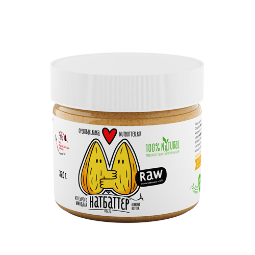 

Паста из сырого миндаля Nutbutter 320 г