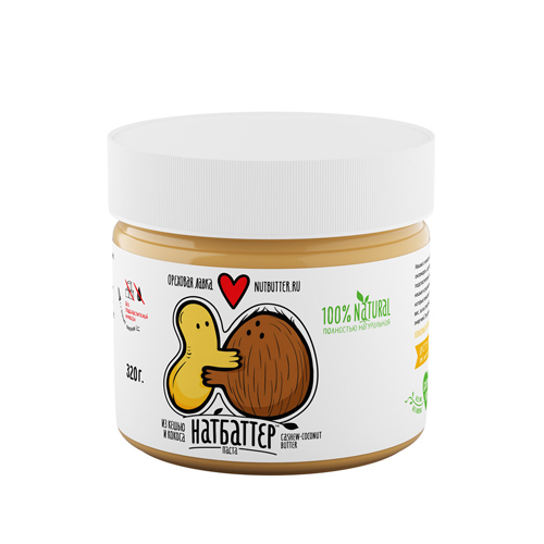 

Кешью паста с кокосом Nutbutter 320 г
