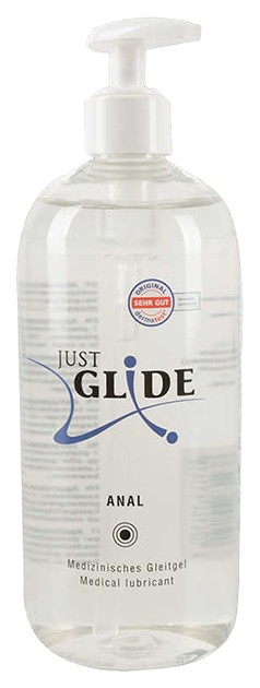 Купить Justglide Anal, Анальная гель-смазка на водной основе Just Glide Anal 500 мл, ORION