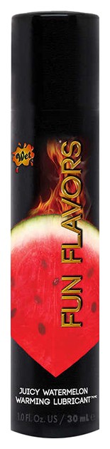 фото Разогревающий лубрикант fun flavors 4-in-1 juicy watermelon с ароматом арбуза 30 мл. wet