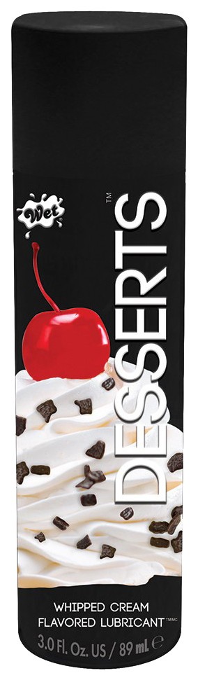 Купить Лубрикант Wet Desserts Whipped Cream с ароматом взбитых сливок 89 мл.