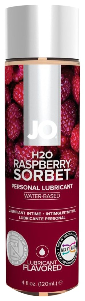 фото Смазка с ароматом малинового щербета jo flavored raspberry sorbet 30 мл. system jo