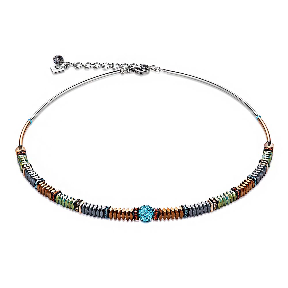 

Колье женское Coeur de Lion 4843/10-1559, кристаллы, 4843/10-1559