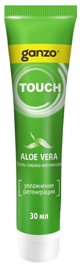 

Заживляющая смазка на водной основе Ganzo Aloe Vera 30 мл., Touch