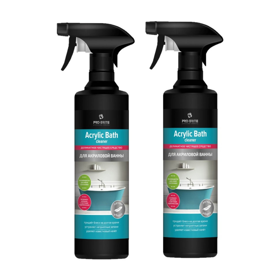 

Pro-Brite Acrylic Bath Cleaner чистящее средство для акриловых поверхностей 500 мл - 2 шт