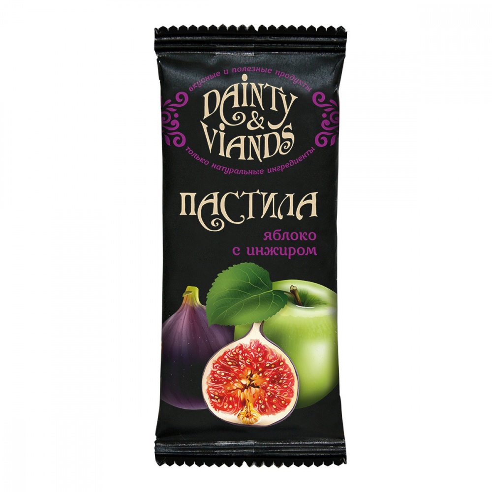 

Батончик Dainty & Viands "Пастила яблоко с инжиром" , 40 гр