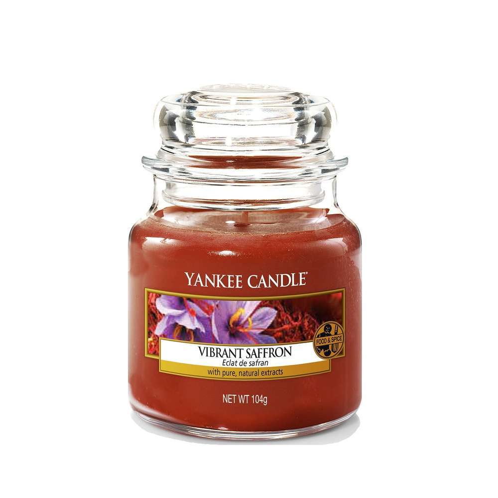 фото Свеча ароматическая yankee candle vibrant saffron/ яркий шафран 25-40 ч