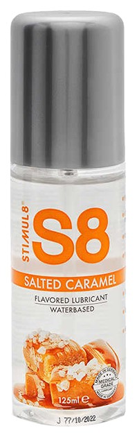 Купить Flavored Lube соленая карамель, Смазка на водной основе S8 Flavored Lube со вкусом соленой карамели 125 мл., Stimul8