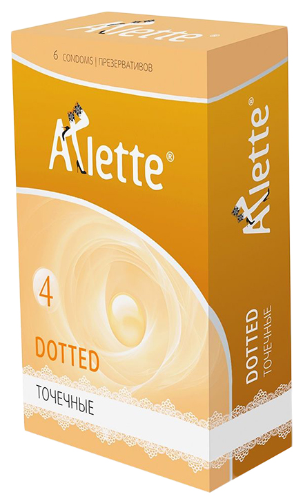 фото Презервативы arlette dotted с точечной текстурой 6 шт.