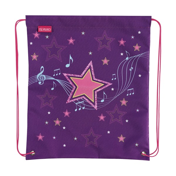 фото Мешок для обуви herlitz melody star 2019