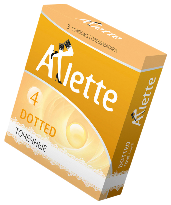 Купить Презервативы Arlette Dotted с точечной текстурой 3 шт.