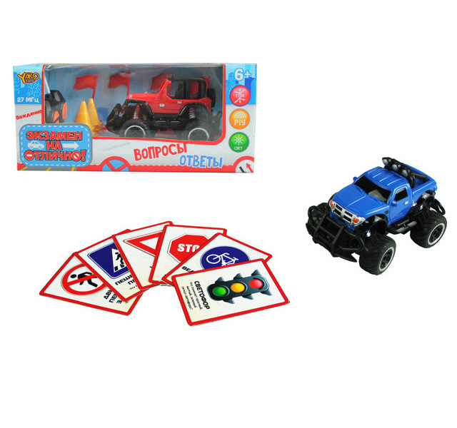 

Машинка р/у "Экзамен на отлично" (свет, звук) Yako Toys