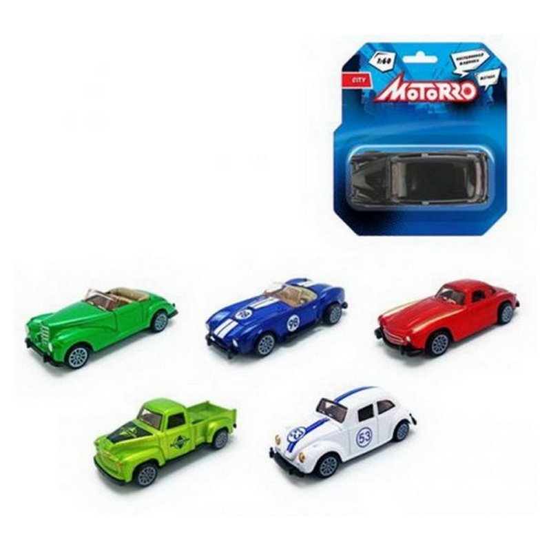 

Металлическая машинка Motorro 1:60 в ассортименте, Белый;желтый;зеленый;красный;синий
