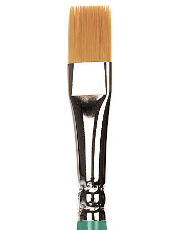 фото Кисть плоская синтетическая/illusion edge me brush (цв: green)/kryolan/8508