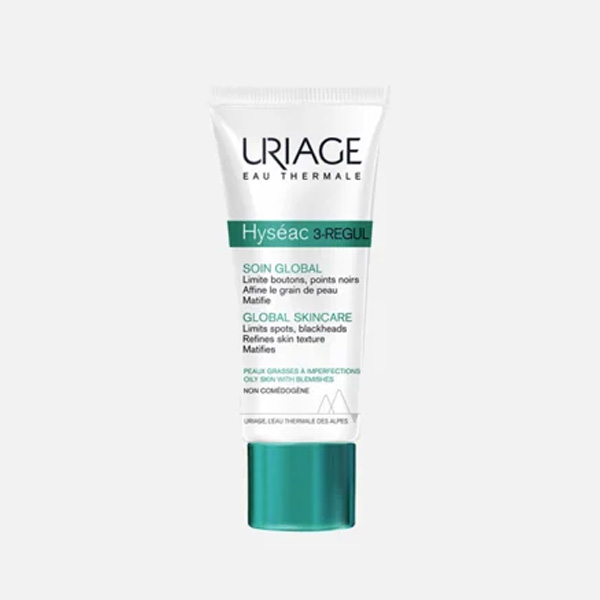 Крем для лица Uriage Hyseac 3-Regul Global Skin-Care 40 мл 3 ступень первые правила ночью