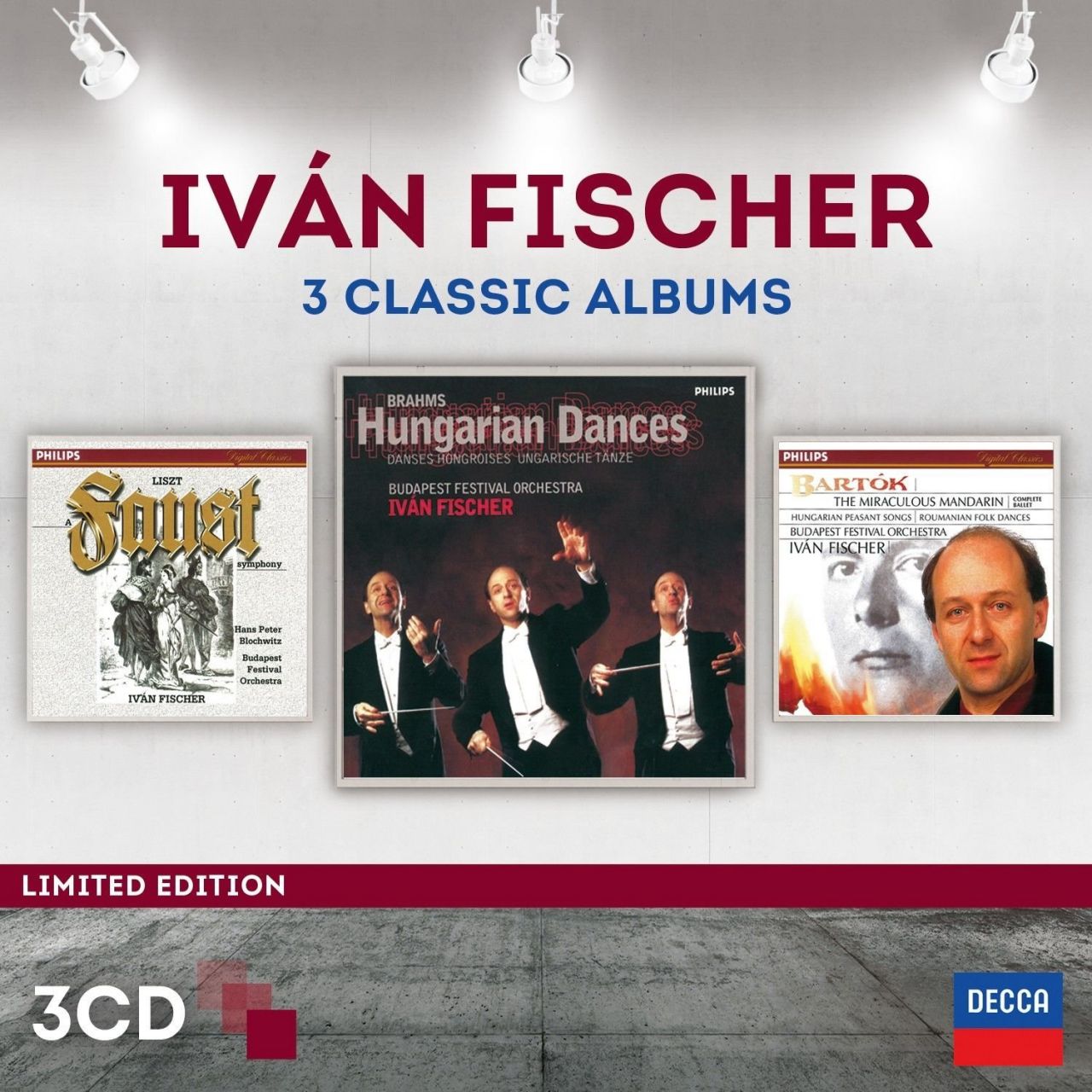 

Ivan Fischer Bartok: The Miraculous Mandarin; Brahms Hungarian Dances Liszt Faust Symphony