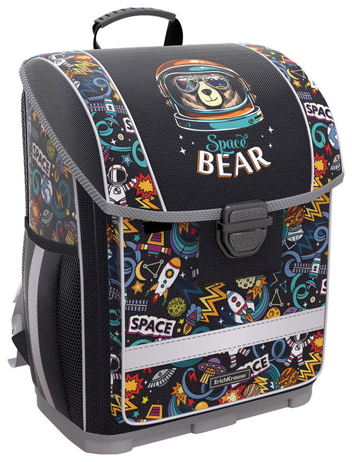 

Ранец детский ErichKrause ErgoLine 16L Space Bear, Черный