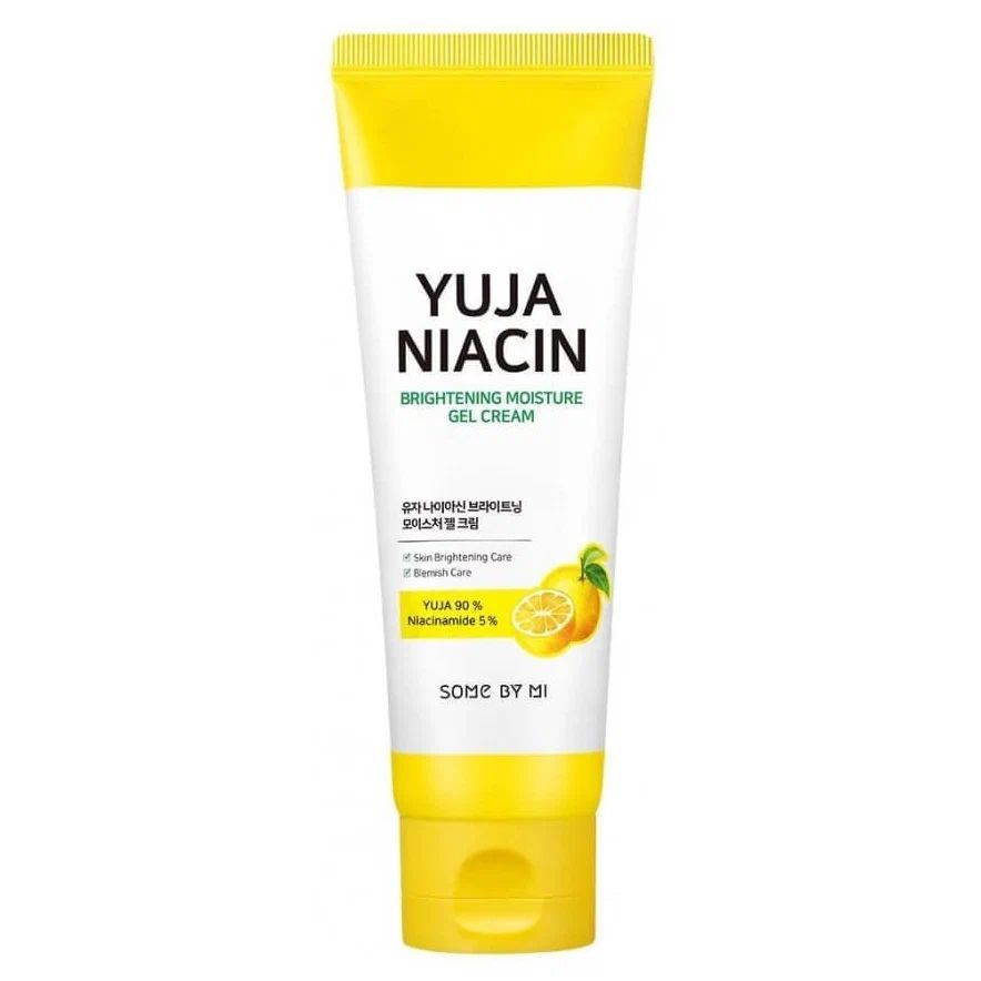 Крем-гель для лица SOME BY MI YUJA NIACIN BRIGHTENING MOISTURE GEL CREAM 100 мл пилинг гель для лица some by mi yuja niacin brightening peeling gel осветляющий 120 мл