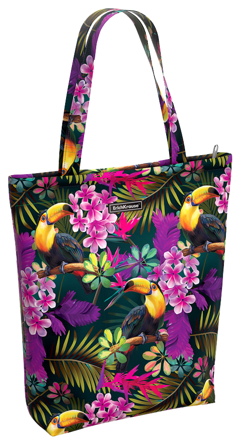 фото Женская сумка erichkrause tropics 14l 48927 фиолетовый