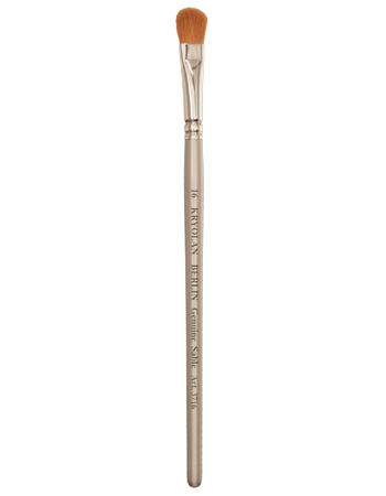 Кисть с серебристой ручкой №16/Professional Filbert Brush 16 (Цв: n/a)/Kryolan/3716