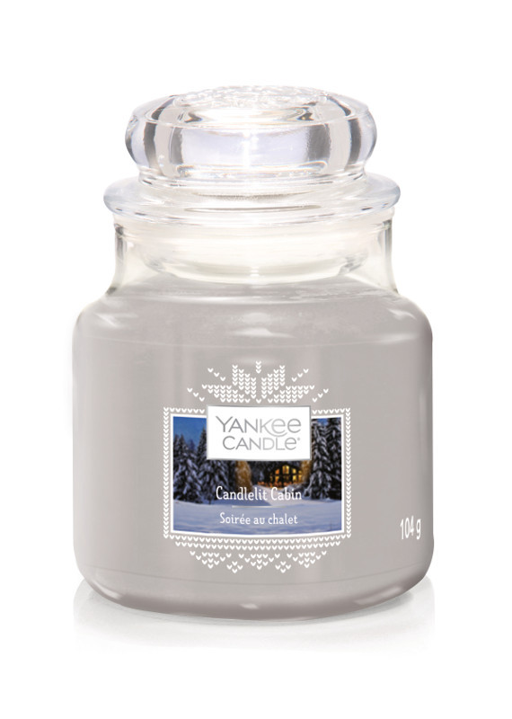 фото Свеча ароматическая yankee candle candlelit cabin/ уютный дом 25-40 ч