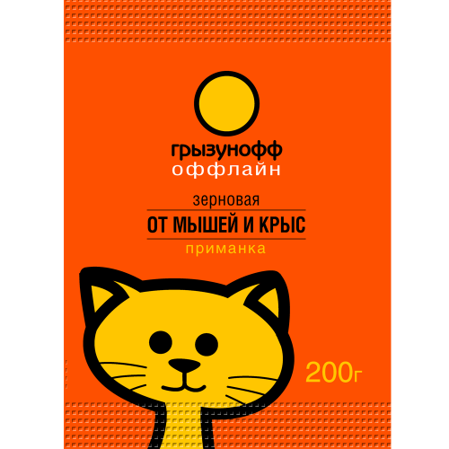 

Гранулы от грызунов Грызунофф GR10360031 200 г