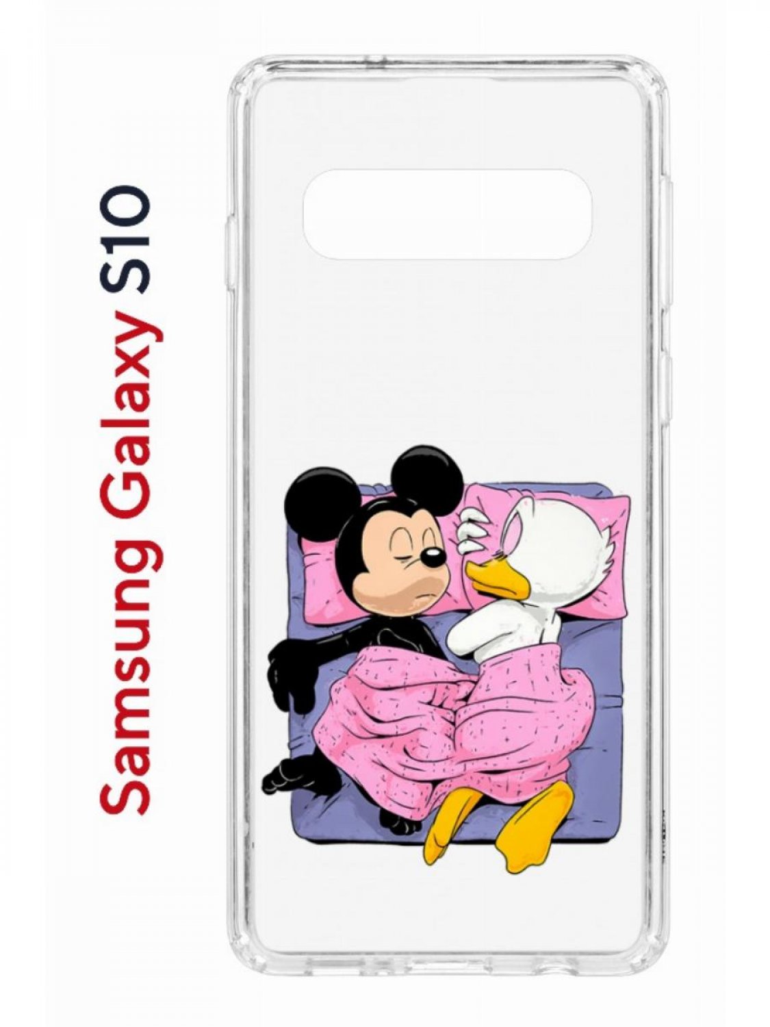 Чехол на Samsung S10 Kruche Print This is life,противоударный бампер,с защитой камеры