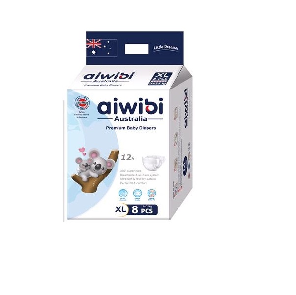 

Подгузники Гросс Aiwibi детские одноразовые, XL(12-17кг), 8шт