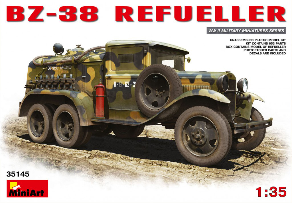 

Сборная модель MiniArt 1/35 Бензозаправщик БЗ-38 35145