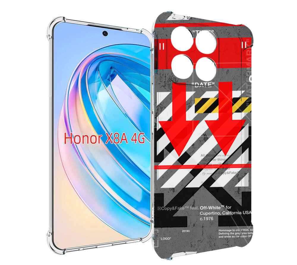 

Чехол MyPads знаки-логотипы для Honor X8a, Tocco