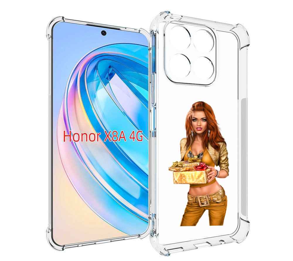 

Чехол MyPads золотая-девочка-с-подарком женский для Honor X8a, Tocco