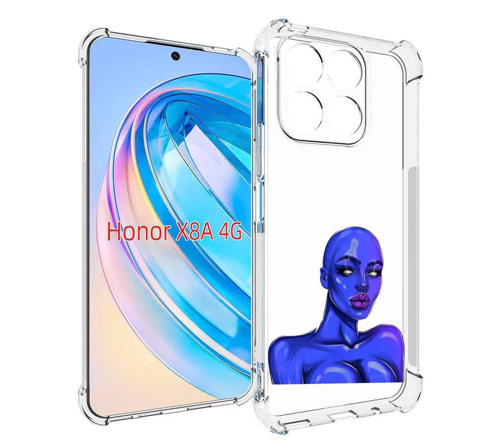 

Чехол MyPads инопланетянка для Honor X8a, Tocco