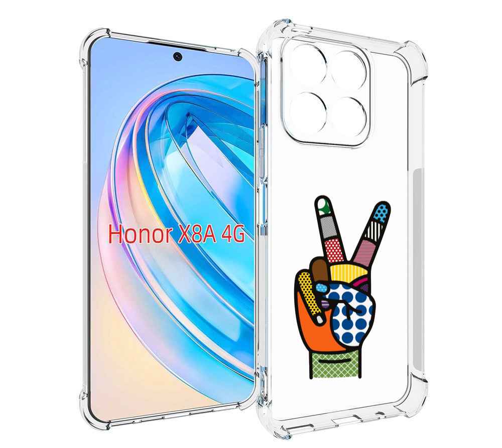 

Чехол MyPads йоу пальчики для Honor X8a, Tocco