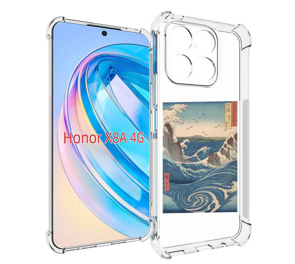 

Чехол MyPads картинка волны водоворот для Honor X8a, Tocco