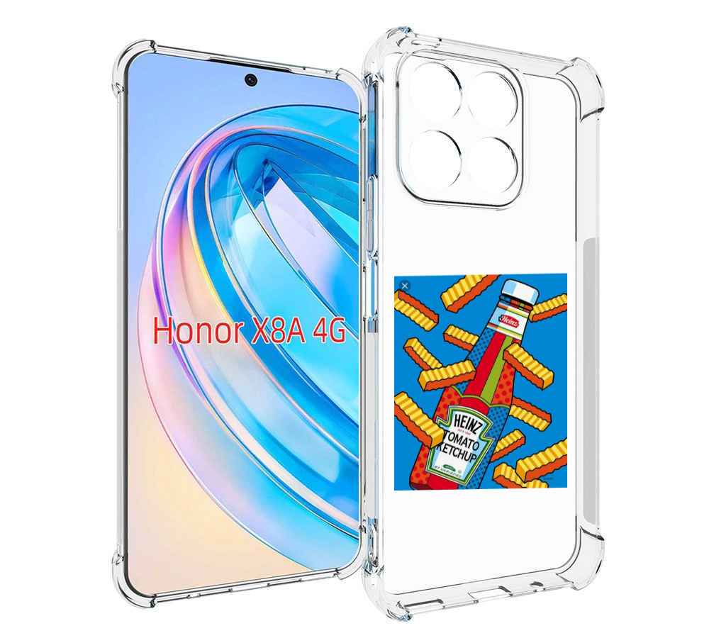 

Чехол MyPads картошка с соусом для Honor X8a, Tocco