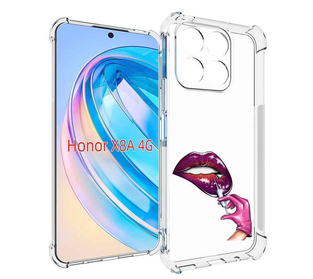 

Чехол MyPads качаем-губы для Honor X8a, Tocco