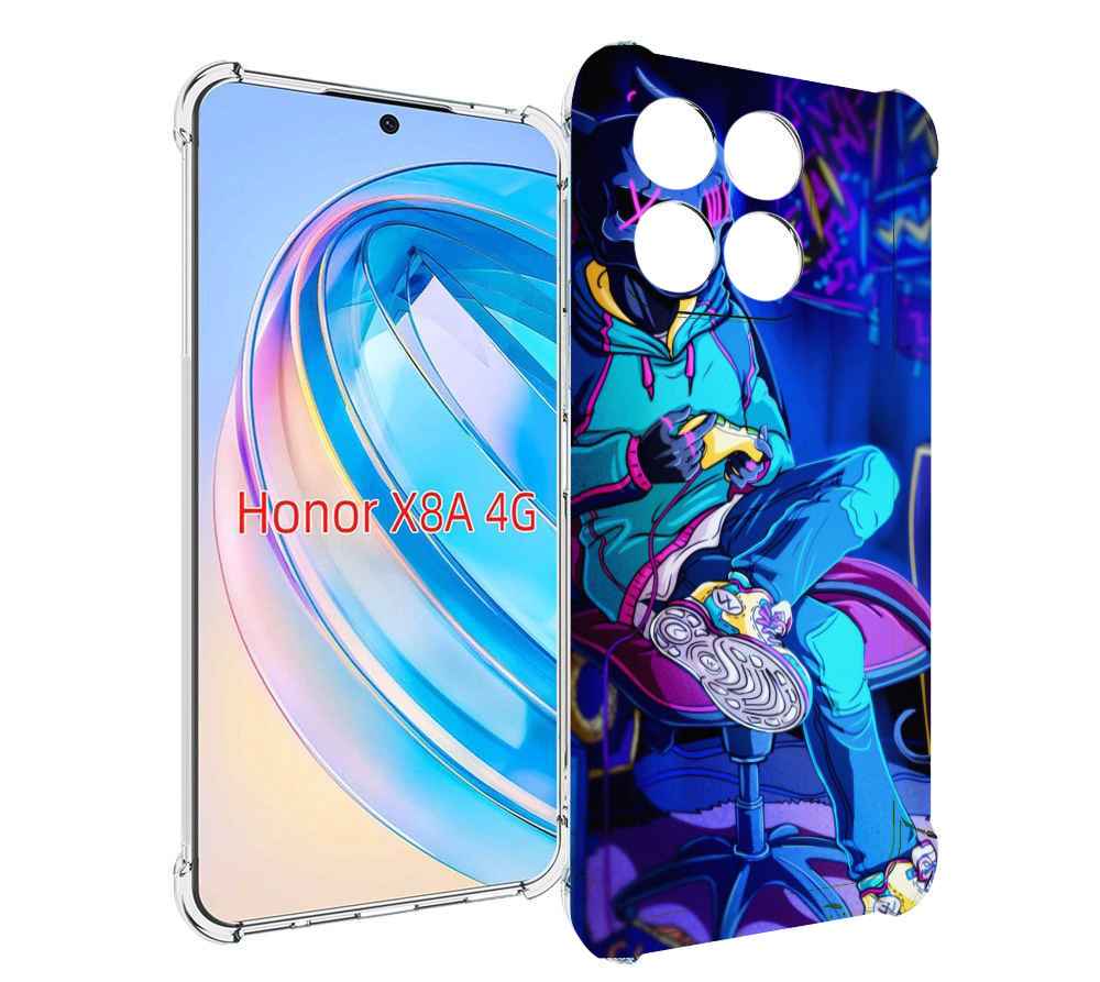 

Чехол MyPads киберпанк игрок для Honor X8a, Tocco