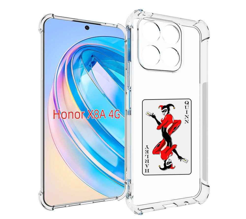 

Чехол MyPads королева-джокера для Honor X8a, Tocco